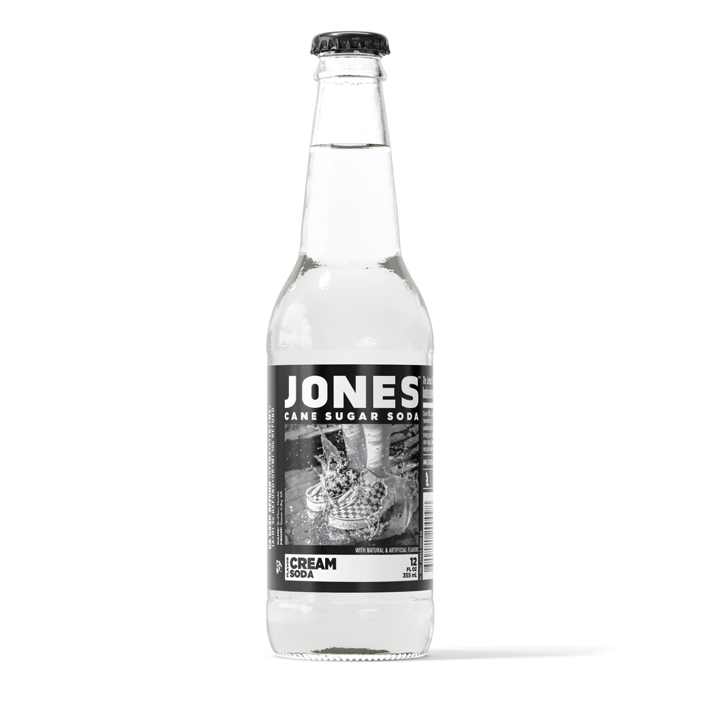 Jones Cream Soda Cane Sugar Soda