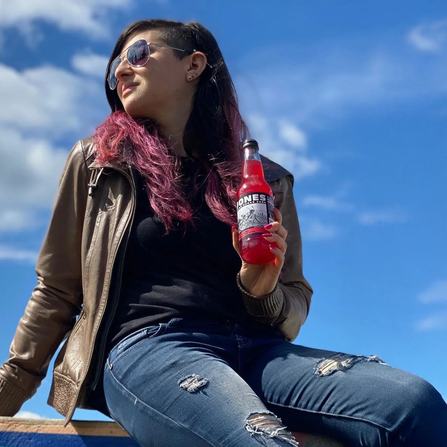 Jones Strawberry Lime Cane Sugar Soda