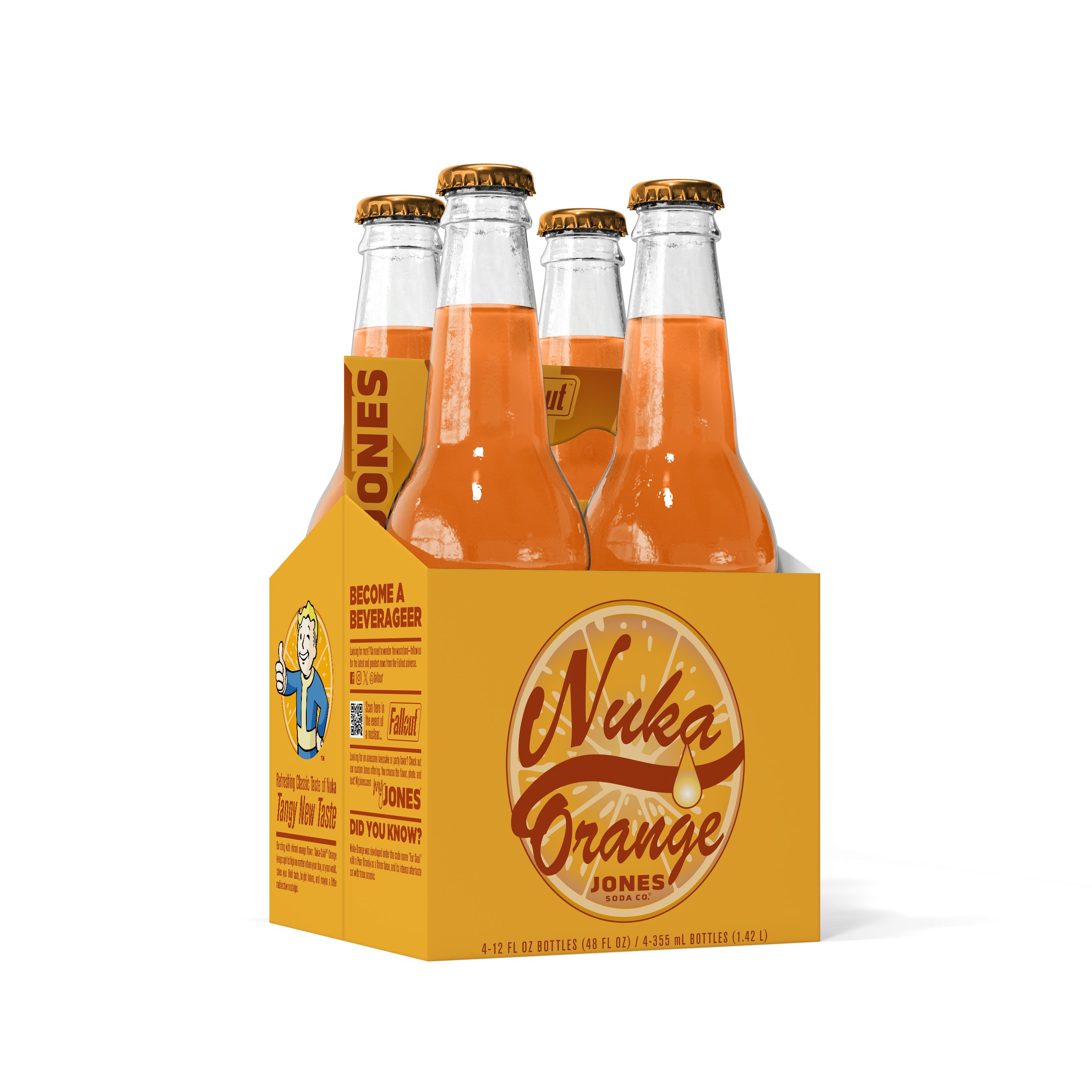 Jones Soda Nuka-Cola Orange 4-Pack